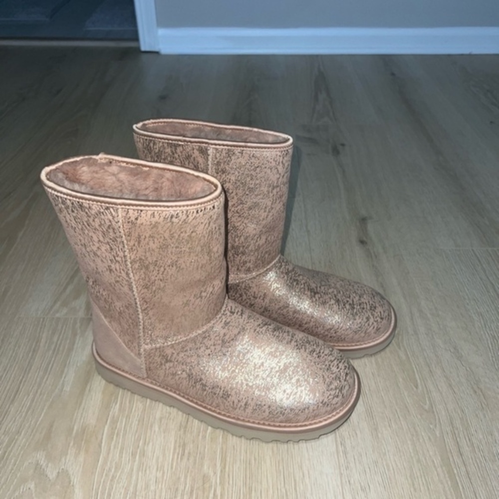 UGG Women's Winter Boots in Metallic Tan